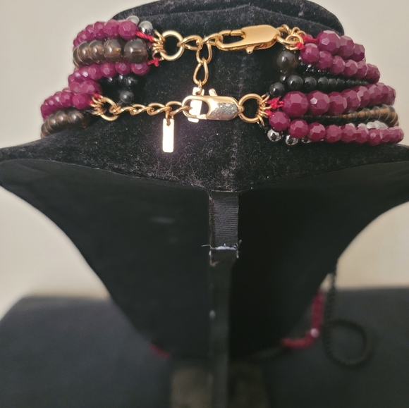 Zara Beaded Waterfall Necklace - Picture 5 of 6